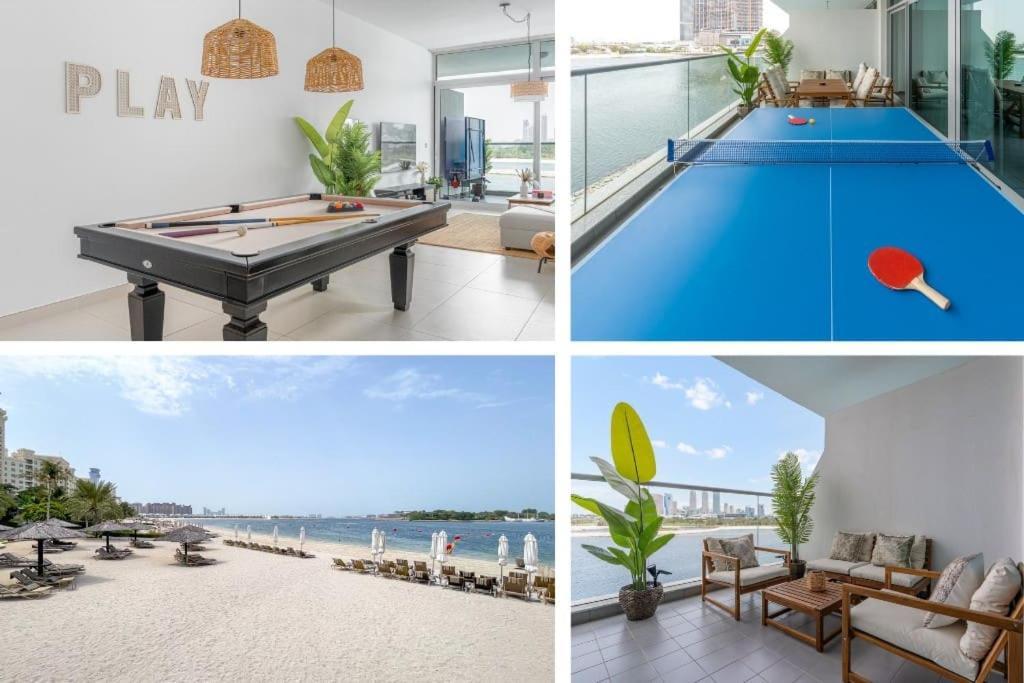 Апартаменты Luxury Palm With Billiard, Pingpong Table And Beach For 4 Дубай Экстерьер фото